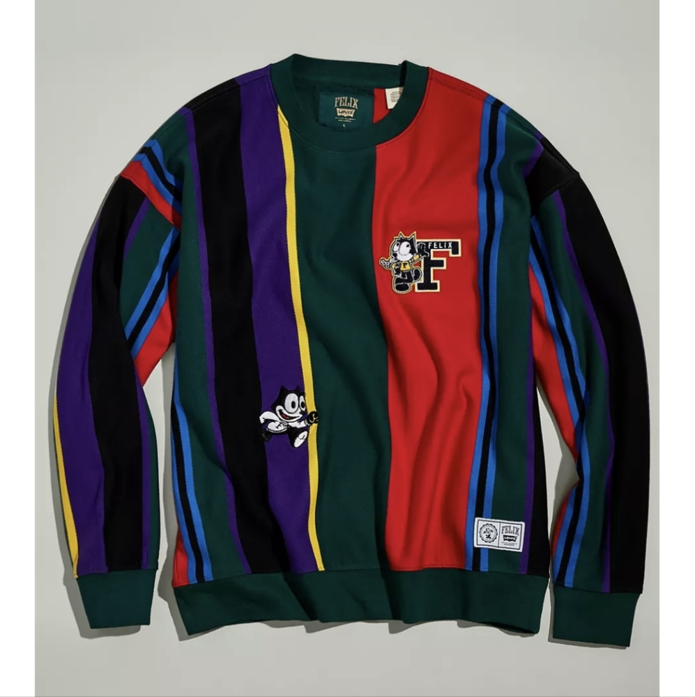 Levi's x Felix the cat crew neck sweatshirt L